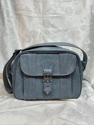 Vintage Baby Blue 1975 American Tourister Carry On Overnighter With Key - Image 1 of 4