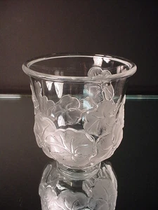 Jarrón Cristallo Di Censo Hollywood Regency cristal italiano intaglio geranio  - Imagen 1 de 5