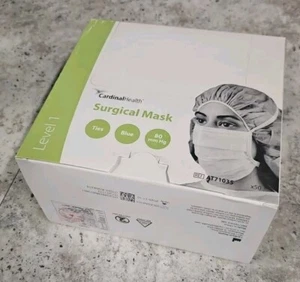 Box of (50) AT71035 Cardinal Health Surgical Masks (Exp 11/10/25) - 7 Boxes Ava! - Picture 1 of 1
