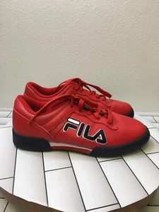FILA FITNESS SNEAKER SHOES - RED Model 3FM00609-616 Size 6 - Picture 1 of 7