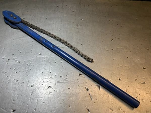 Record 233c Chain Pipe Wrench - 36" Long - Made In Sheffield - 4" Capacity - Picture 1 of 9