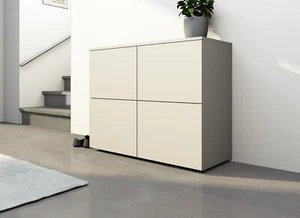 Kommode 4-türig Kaschmir/Salbei Sideboard Schrank Garderobe ROVA - Bild 1 von 10