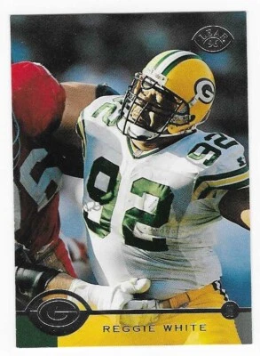 1996 Leaf Reggie White Green Bay Packers Football Card #41 HOF - Image 1 of 2