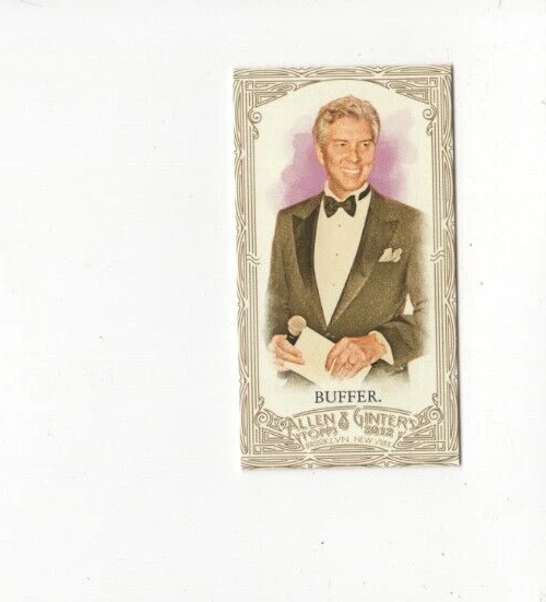 2012 Topps Allen & Ginter Mini GOLD BORDER Michael Buffer #314 SP Boxing  - Image 1 of 1