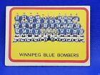 1963 Topps CFL Football #87 Winnipeg Blue Bombers VGEX  AA579