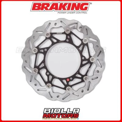 WK078L DISCO FRENO ANTERIORE SX BRAKING YAMAHA YZF R1 1000 2008 - WAVE FLOTTANTE Foto 1 de 4