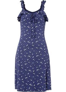 Vestido Jersey T. 40/42 Azul Medianoche Vestido de Verano Mini Vestido Casual Nuevo - Imagen 1 de 1