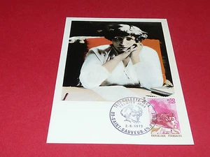 CPA PHILATELIE GABRIELLE COLETTE ROMANCIERE 1873-1954 LITTERATURE 1973 1er JOUR - Imagen 1 de 1