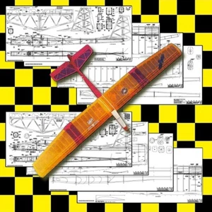 PLANES MODELO AVIÓN 99": PLANEADOR Big Birdi/Big Birdy Balsa y radiocontrol eléctrico - Imagen 1 de 10