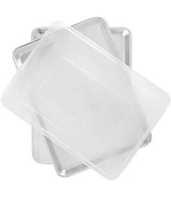 Nordic Ware Naturals Two Half Sheets with Lid Set 3-Pieces - Picture 1 of 5