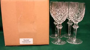 Waterford POWERSCOURT Claret Wine Glasses SETS OF FOUR More Here - Picture 1 of 4