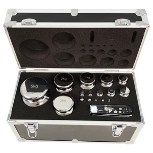 F1 Grade 1mg-5kg 304 Stainless Steel Calibration Weight Kit Scale Set 28 Pcs - Picture 1 of 14
