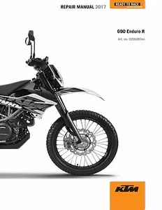 KTM Service Workshop Shop Repair Manual Book 2017 690 Enduro R . - Foto 1 di 12