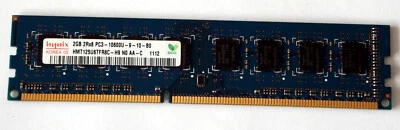 2 GB DDR3-RAM 240-pin 2Rx8 PC3-10600U non-ECC  'Hynix HMT125U6TFR8C-H9 N0 AA-C' - Photo 1/2