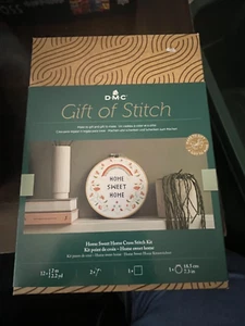 DMC Gift Of Stitch Home Sweet Home Cross Stitch Kit - Picture 1 of 4