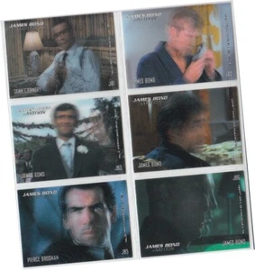 James Bond In Motion - 6 Karten "Motion/Lenticular" Chase Set JB1-JB6 - 2008 - Bild 1 von 3