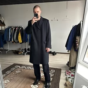 Eduard Dressler Men's Cashmere Formal Casual Coat Size L - Picture 1 of 8