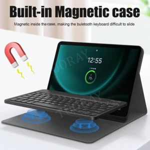 QWERTZ Tastatur Hülle Schutzhülle für Samsung Galaxy Tab S9 / S9 FE / S8 / S7 11 - Bild 1 von 39