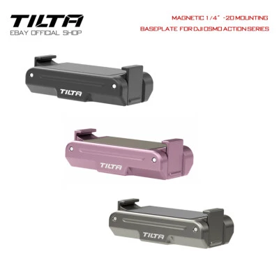 TILTA Magnetic 1/4″-20 Mounting Baseplate Kamera Adapter Für DJI Osmo Action 3