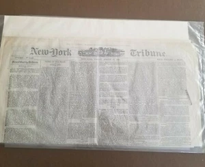 New York Tribune Newspaper Friday August 14, 1868 Semi-Weekly Publication - Picture 1 of 2