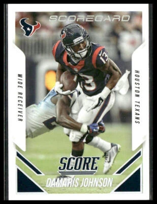 Damaris Johnson #117 2015 Score Scorecard Houston Texans - Image 1 of 2