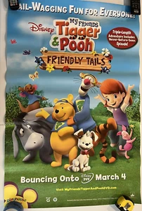 Tigger & Pooh Friendly Tails video release poster 26 x 40 Rolled - Picture 1 of 1