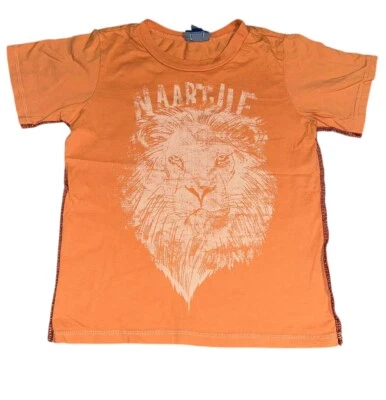 Naartjie мальчиков оранжевый лев футболка верхний короткий рукав 5 - Изображение 1 из 4