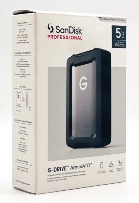 SanDisk Professional 5TB G-Drive ArmorATD Rugged Durable Portable External Drive - Image 1 of 4