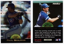 Paul Molitor #23 1993 Pinnacle Cooperstown DUFEX