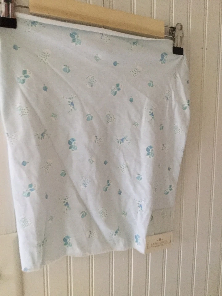 Rachel Ashwell Shabby Chic Treasure Chest Blanco Jersey Tela Muestra 16" Algodón  Foto 1 de 1