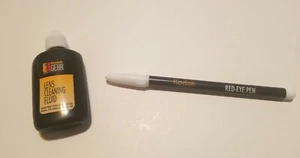Kodak Lens Cleaner Bottle and red-eye pen: Camera Cleaning Fluid/Pen - Picture 1 of 3
