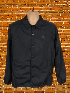 MENS AIR JORDAN MEDIUM BLACK JUMPMAN SPORTS LIGHTWEIGHT COAT JACKET - Imagen 1 de 6
