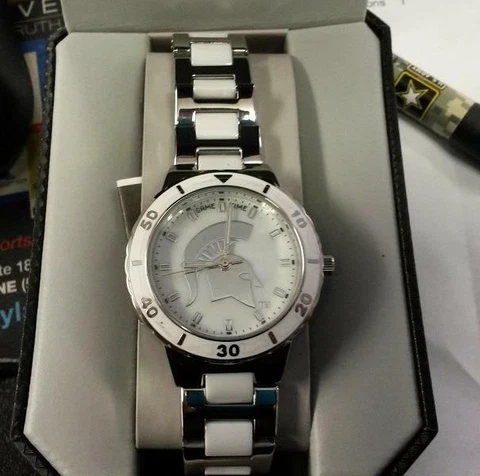 NCAA Michigan State Spartans Women's Pearl Watch Cover