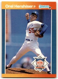 1989 DONRUSS ALL-STARS OREL HERSHISER LOS ANGELES DODGERS #50