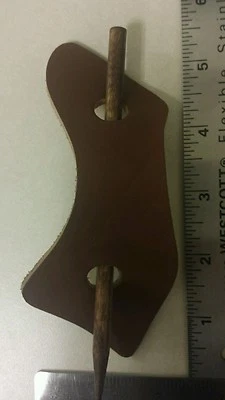 ¡Cordón vintage / hebilla de barrido! Cuero! Artículo único antiguo difícil de encontrar! Foto 1 de 4