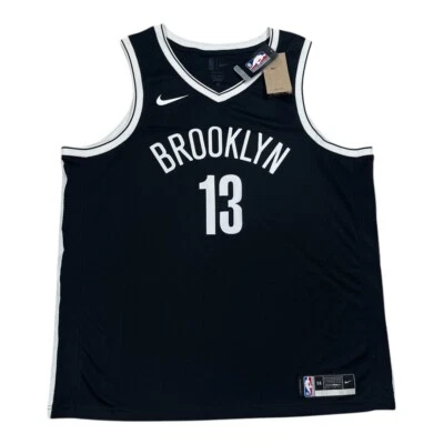 Camiseta de basquete masculina Nike Brooklyn Nets 2XL James Harden 13 CW3658-010 - Imagem 1 de 4