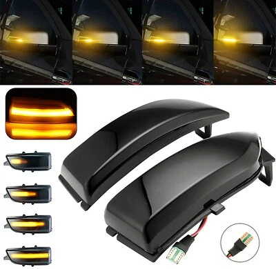 For 12-19 Ford Everest Ranger T6 Dynamic LED Side Wing Mirror Indicator Light - Image 1 of 4