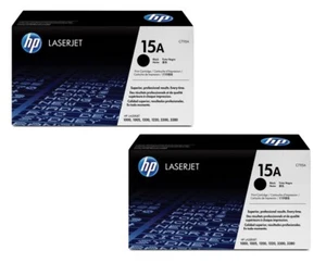 2x Original HP Toner 15A C7115A für Laserjet 1000 1005 1200 1220 3300 oV - Bild 1 von 1