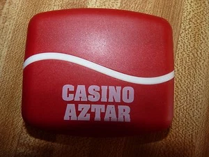 Casino Aztar, Indiana Riverboat Werbung Souvenier NEU Fusselbürste rot Kunststoff - Bild 1 von 3