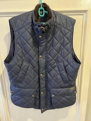 Chaleco de Caza POLO RALPH LAUREN Vintage Borde de Pana Acolchado L DEADSTOCK Foto 1 de 4