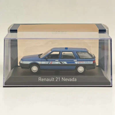 Norev 1/43 Renault 21 Nevada 1992 Gendarmerie France Blue Diecast Model Cars - Photo 1/4