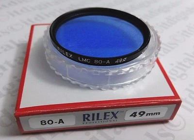 Professional 49mm 80A 80-a Light Balancing Glass Lens Filter 49 mm Japan 80 a - Image 1 of 4