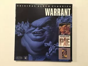 WARRANT Original Album Classics 3CD +Bonus Tracks, DRFSR Cherry Pie Dog Eat Dog - Picture 1 of 9