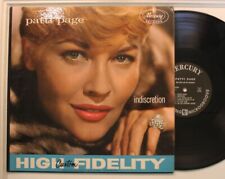 Patti Page First Pressing Lp Indiscretion On Mercury - Nm / Vg++ To Nm