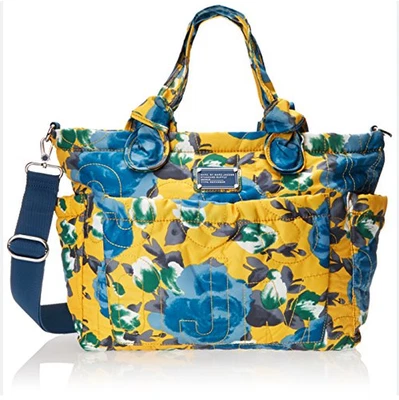MARC BY MARC JACOBS Jerrie Rose Elizababy Nylon Floral Diaper Bag Duffle w/ Pad - Image 1 of 4