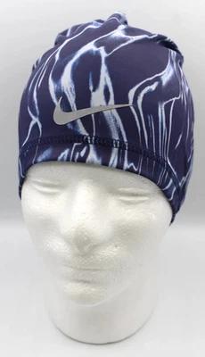 Nike Dri-Fit Peak Uncuffed Beanie Hat Adult Light Blue Void/Silver - Image 1 of 4