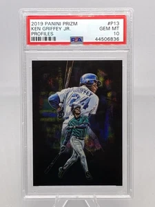 2019 Panini Prizm Ken Griffey Jr #P13 Profiles SSP Seattle Mariners PSA 10 - Picture 1 of 2