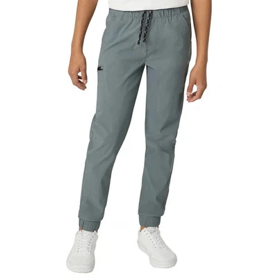 NUEVO Joggers tecnológicos juveniles vintage a prueba de clima para niños grises talla grande 14/16 Foto 1 de 4