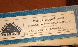 1950s Kodak Flash Holder Model R w/ Standard Bracket w/ Box Instructions& BULBS - Picture 1 of 6