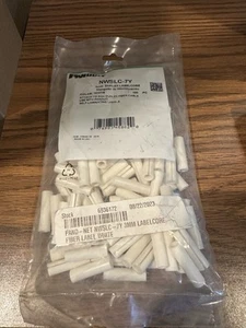 Panduit NWSLC-7Y Cable Identification Sleeve White 100 pc - Photo 1/2